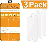 iPhone 6s Plus Screen Protector, [3-PACK] TheCoos iPhone 6S Plus 6 Plus Tempered Glass Screen Protector For Apple iPhone 6s Plus / 6 Plus [3D Touch Compatible] - 3 Pack