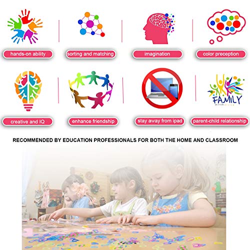VENSEEN Rainbow Rubber Bands Bracelet Refill Kit, 15000 Loom Bands in 30 Colors with 600 Clips, 6 Hooks