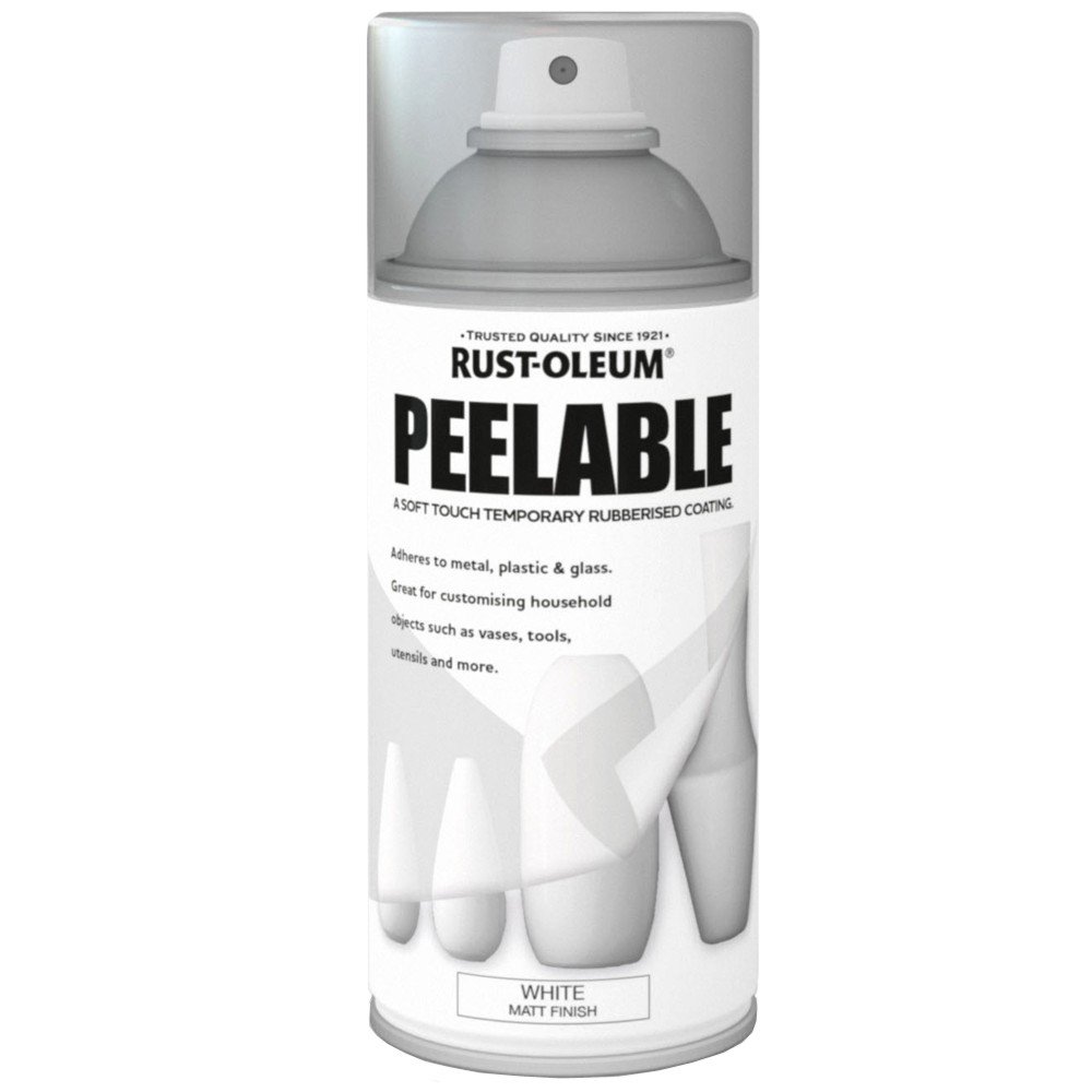 Rust-Oleum 150ml Peelable Spray Paint - White
