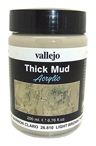 Vallejo Light Brown Thick Mud Model Paint Kit