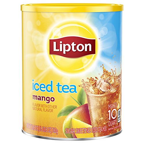 Lipton Iced Tea Mix, Mango Unsweetened, 10 qt