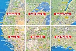 StreetSmart® USA Interstate Road Map by VanDam