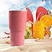 5 Star Stuff 30 oz Tumbler, 100% Stainless Steel Double Wall Vacuum Insulated Cup with Lid – Pink