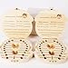 Hosaire Baby Teeth Box Child Milk Teeth Saver Wood Keepsake Organizer Deciduous Souvenir Box Baby Tooth Box English Girl
