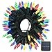 VMANOO M5 Solar String Lights 100 LED Clear Mini Fairy Christmas Lighting Decor Timer for Outdoor Indoor Garden Patio Lawn Holiday Xmas Decorations (Multicolor)