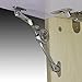 Support Hinge Folding Lid Stay for kicthen Cabinet Door Toy Box Hinges Buffer Damper(2 Pack) (Pack of 2)