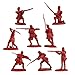 LOD Revolutionary War British Light Infantry - 16 Red Soldier Figures 1:32 Scale