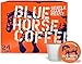 Blue Horse 'Gentle Giant' Original Coffee Pods, Medium Roast, 24ct Single Serve, Compatible with K Cups 2.0, Farm Fresh, Premium 100% Arabica Beans, Smooth Bold & Aromatic Flavor