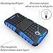 HTC Desire 510, COVRWARE 3 in 1 Bundle - Heavy Duty Terrapin Series Armor Protective Case with Built-in Kickstand [HD Film & Aluminum Sensitive Cap Stylus Pen] - Blue