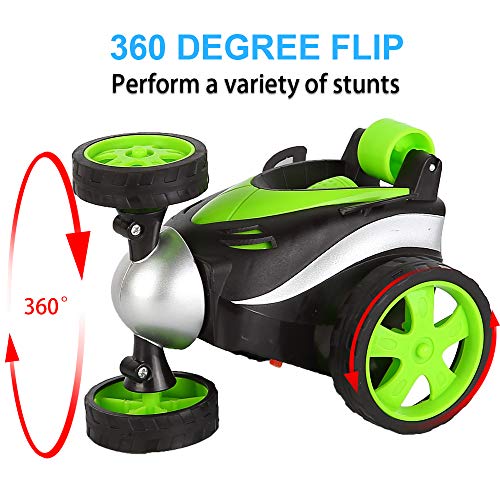 image for SUUKAA RC Stunt Car for Kids,Remote Control Car,360 Degree Flip,90 Der