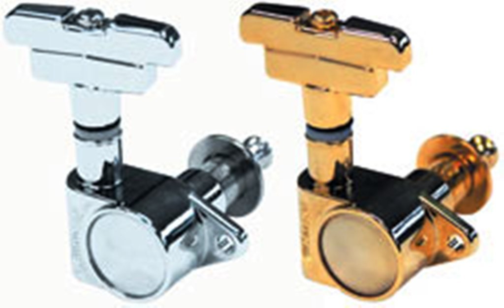 WILKINSON WJ309 3-A-SIDE MACHINEHEADS WITH FITTINGS - CHROME