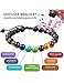 Butiline Healing Therapy Bracelets, Stone Beads Stretch Strand Bracelets for Men and Women