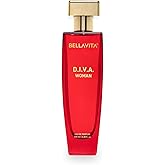 BellaVita Luxury DIVA Eau de Parfum (100ml) Womens | Refreshing perfume for women, Notes of Lemon, African Orange, Freesia, Patchouli, & musk | French Perfume for Women | Cologne & Perfume Gift