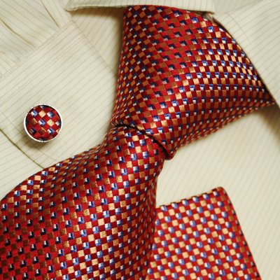 Red Theme neck ties christmas gifts for dad