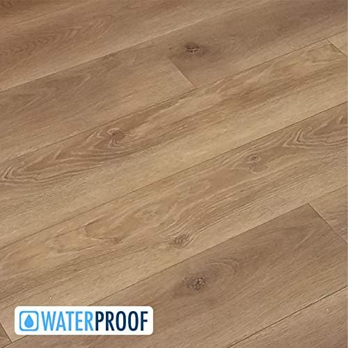 Turtle Bay Floors Waterproof Click 5.5mm WPC Flooring - Classic Honey Floating Floor - Fremont (Sample)