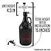 Pressurized CO2 Growler Dispenser for Craft Beer Tap Beer System