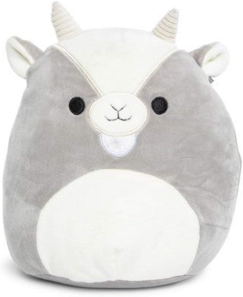 Squishmallows Grey and White Billy Goat Plush 9.5"