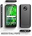 Poetic Moto G6 Case, Karbon Shield [Shock Absorbing] Slim Fit TPU Case with [Carbon Fiber Texture] for Motorola Moto G6 Black