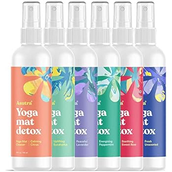  Asutra Organic Yoga Mat Cleaner Variety Pack