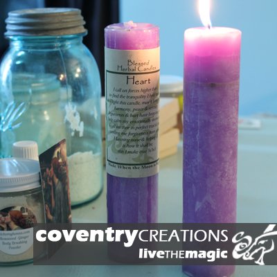 Blessed Herbal - Heart Candle