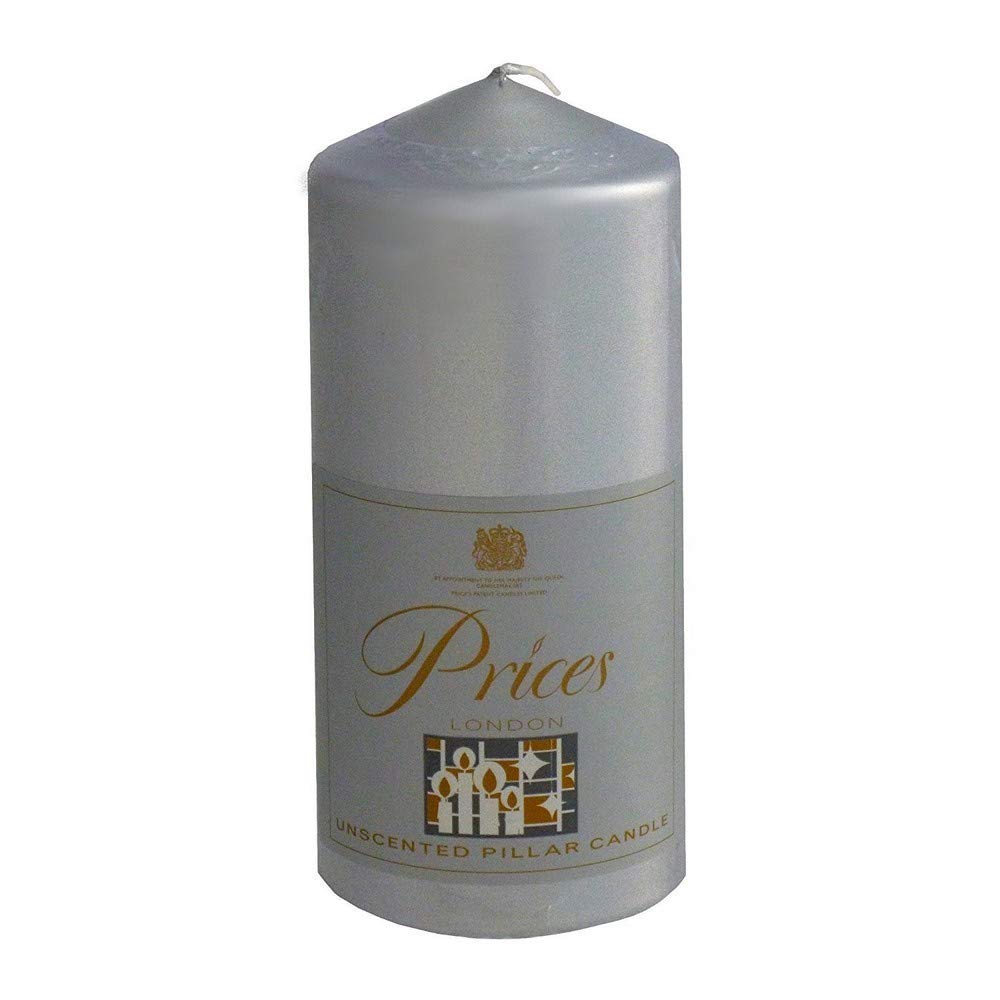 Prices 6 € Pillar Candle Silver