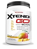 Scivation Xtend Go Amino Energy BCAA Powder for Pre Workout or Anytime Energy, BCAAs, Mango, 90 Servings