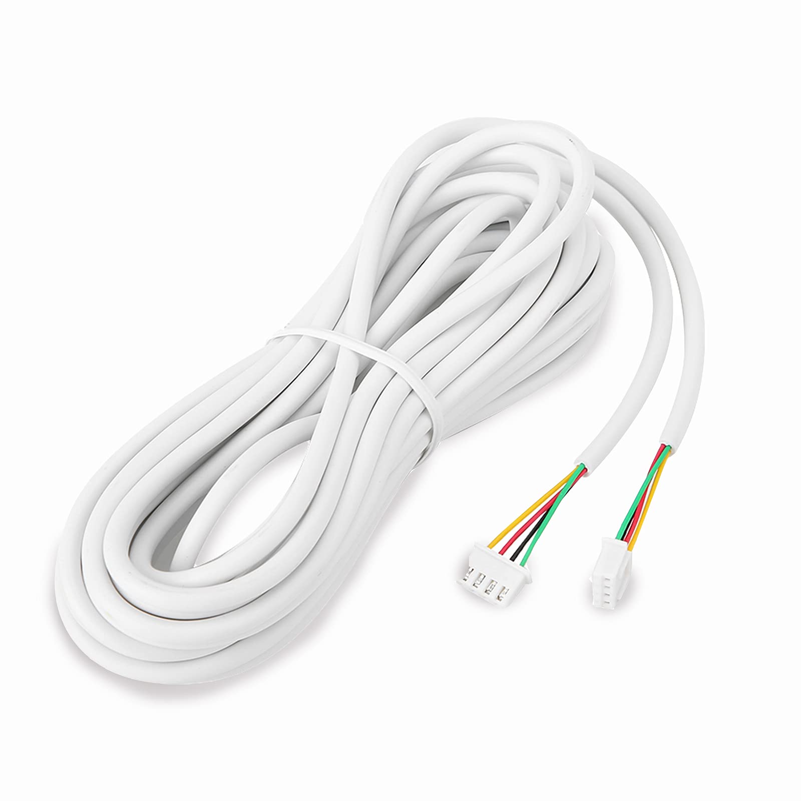 Hakeeta Copper Cable for Video Door Phone System, 4-Core 30m 0.3 mm² Round Flexible Video Intercome Cable