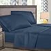 Nestl King Sheet Set - Luxury 1800 Ultra-Soft Microfiber King Bed Sheets - Double Brushed - Deep Pockets - Easy Fit - 4 Piece Set - Bedding Sheets & Pillowcases (King, Navy Blue)