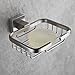 Fapully Soap Dish Stainless Steel Bathroom&Kitchen Shower Soap Holder Toilet Soap Saver Wall Mount Brushed Nickel