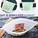 Silicone Bags Reusable Silicone Food Bag Reusable Sandwich Bags Reusable Ziplock Bags Silicone Storage Bags Silicon Containers Plastic Conteiner Freezer Gallon Size Zip Snack Lunch Sous Vide