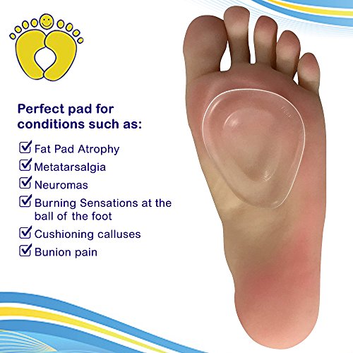 Hyjinx Ball of Foot Cushions (SelfSticking & ReUsable) Metatarsal