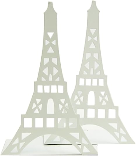 1 Pair Cute Eiffel Tower Bookend Design Bookends For Shelves Desk
