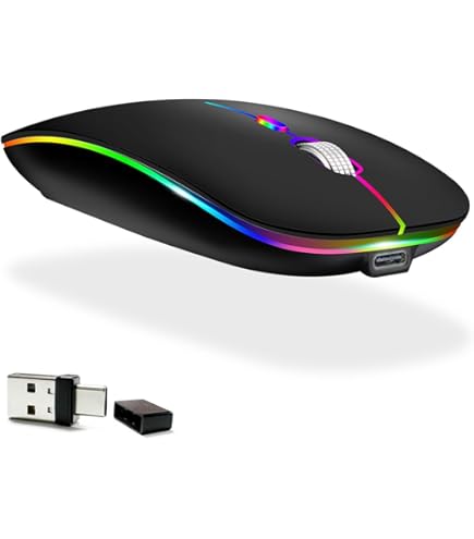 Ratón Inalámbrico Bluetooth Recargable Para MacBook Pro, Ratón Inalámbrico Bluetooth Para Ordenador Y Portátil, Blanco