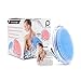 Exfoliating Brush, Body Brush, Eliminate Shaving Irritation for Face, Neck, Armpit, Bikini Line, Legs, To Treat and Prevent Razor Bumps and Ingrown Hairs for Men and Women (Blue)