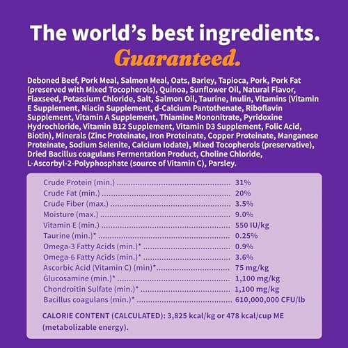 HALO ELEVATE SMALL BREED DOG FOOD, RED MEAT RECIPE, HEALTHY GRAINS DRY DOG FOOD, KIBBLE FOR ADULT DOGS, 3.5 LB BAG