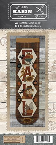 Hexi Door Greeter September Fall - by Buttermilk Basin - Wool Applique Pattern - BMB 1431 9" x 32.5"
