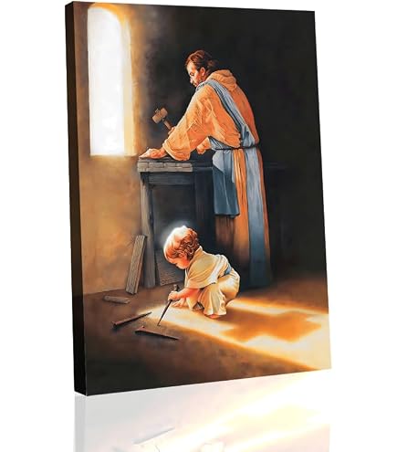 Amazon.com: Boy Jesus Nail Spikes in Joseph's Carpenter Shop