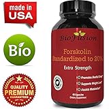 Natural Coleus Forskolin Extract 250mg Supplement for Weight Loss Antioxidant Maximum Strength – Fat Burner Healthy Weight Management – Get Lean – For Men and Women