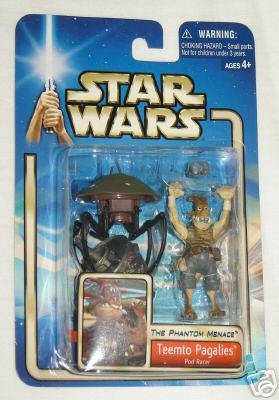 Star Wars The Phantom Menace Teemto Pagalies Pod Racer Action Figure