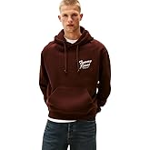 Tommy Jeans Men's Medium Weight Hoodie Sweatshirt with Printed Back Graphic