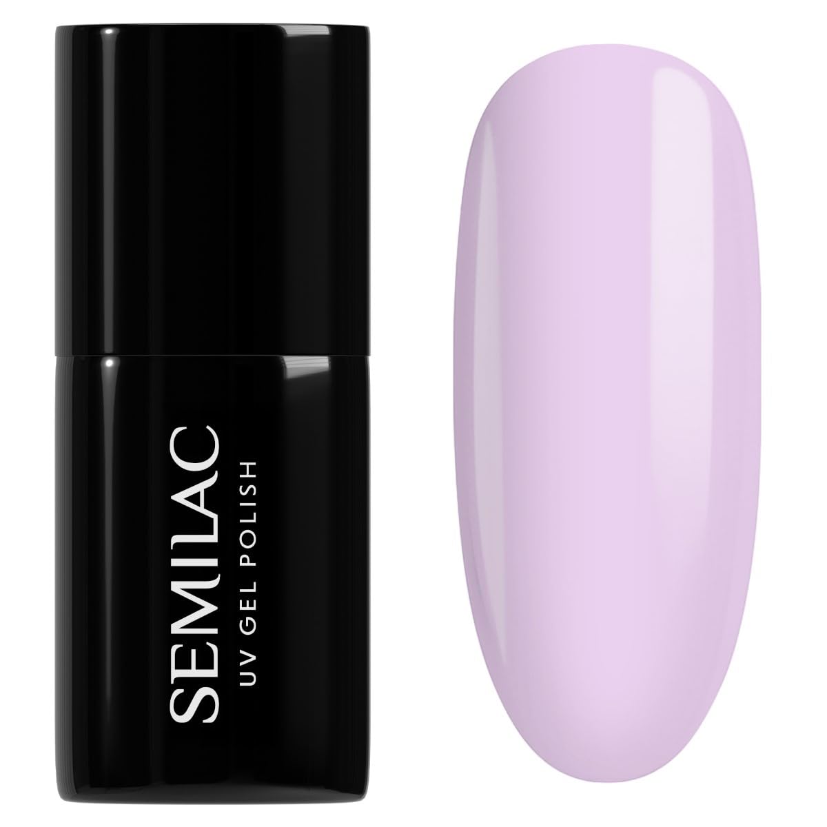 SEMILAC Gel Nail Polish 193 Cold Lila - Full Coverage Gel Polish - Soak Off Easy To Use LED/UV Nail Lamp - Long Lasting Manicure and Pedicure up to 3 weeks