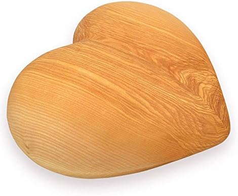 The Coffin Company Cremation Ashes Urn - Adult Size Limewood - Eternal Heart