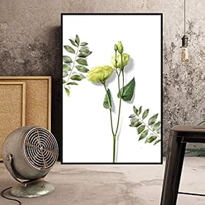 Floating Framed Canvas Wall Art for Living Room, Bedroom Flowers Canvas Prints for Home Decoration Ready to Hang - 16x24 inches
