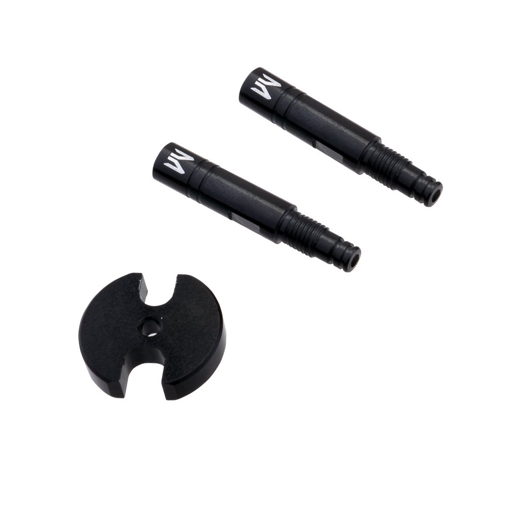 Birzman Valve Extender with Tool – 40mm Set | Presta Valve Compatible | Durable & Lightweight for Deep-Rim & Aero Wheels