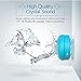 LEKOO Portable Shower Speaker Wireless Water Resistant Bluetooth 3.0 Hands-free Speakerphone (Blue)