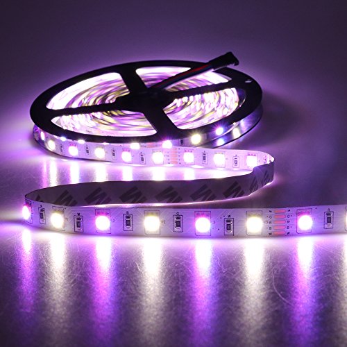 LEDENET Super Bright LED RGBW Strip Lights 5050 12V 5M 300LEDs RGB White Flexible Lighting