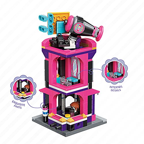 DEFICOSY Building Blocks Toys for 812 Years Old Girls, Hair Salon