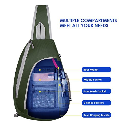 2 WATERFLY+Shoulder+Backpacks+Crossbody+Multipurpose