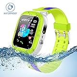 Jsbaby Kids Smartwatch Waterproof with LBS/GPS Tracker Smart Watch Phone 3-12 SOS Camera for Boys Girls Game Watches.