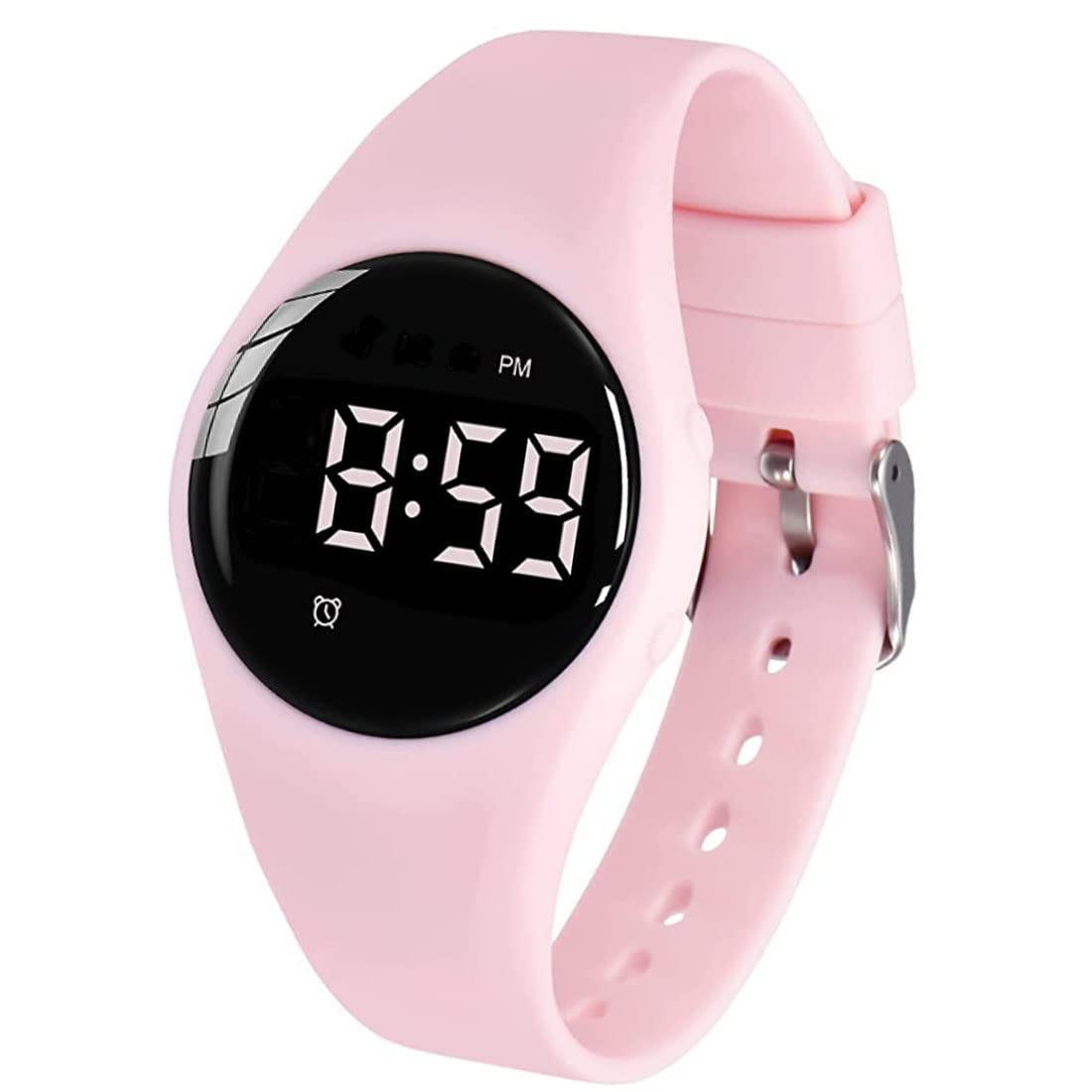 e-vibra Vibrating Alarm Watch, Water Resistant Potty Training Wristband  Pink